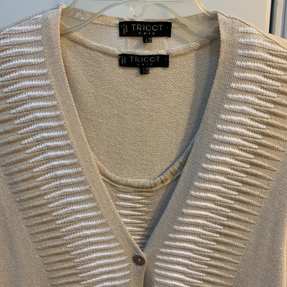 Tricot Chic sleeveless dress and jacket-made in Italy - Picture 2 of 6